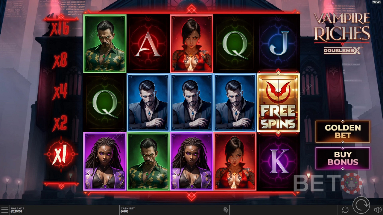 Vampire Riches DoubleMax  اللعب المجاني