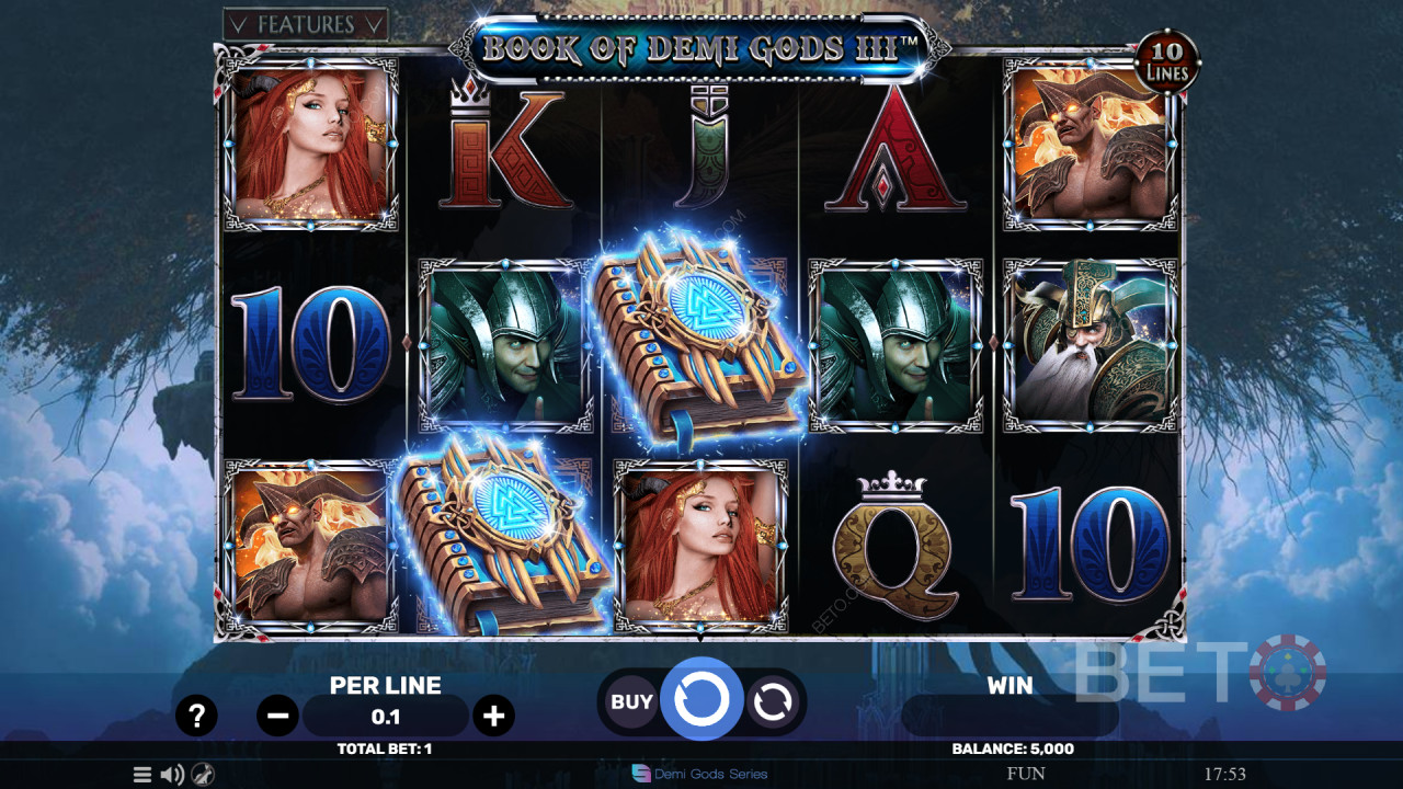 مراجعة كتاب الآلهة الديمي الثالث من BETO Slots