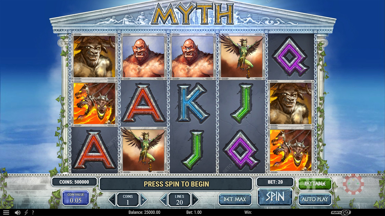 مراجعة الأسطورة من قبل BETO Slots