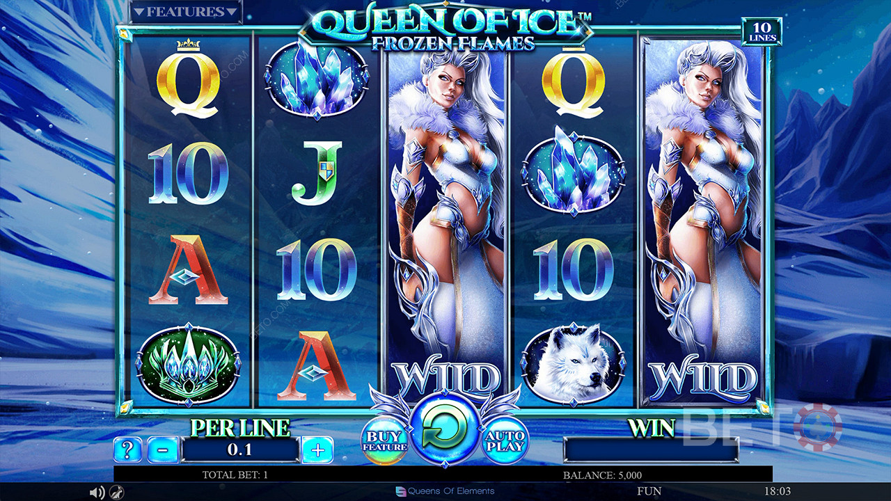 Queen of Ice Frozen Flames  اللعب المجاني