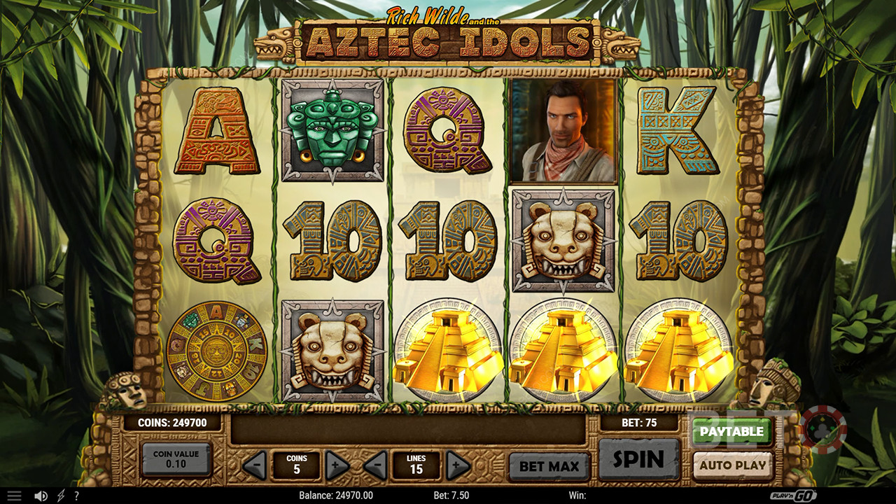 مراجعة Aztec Idols بواسطة BETO Slots