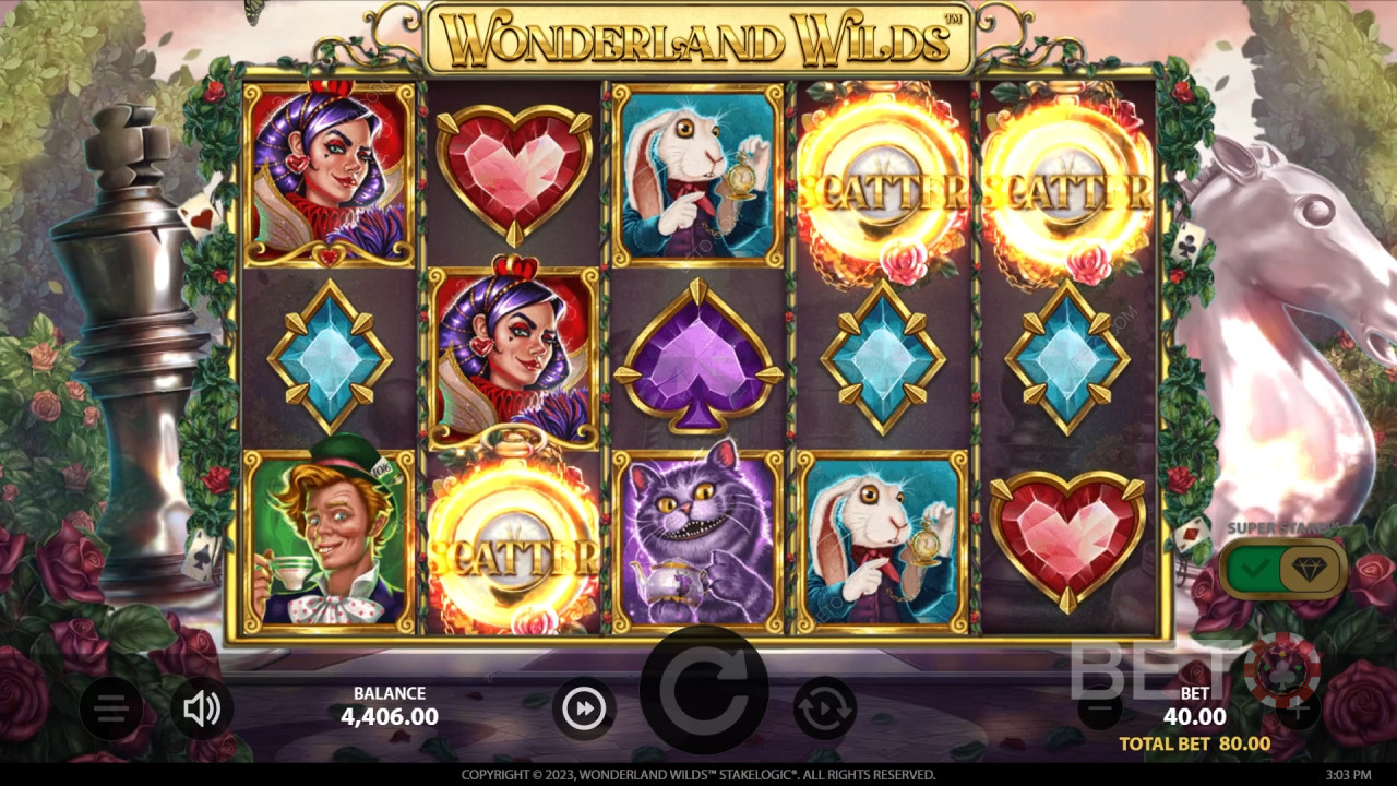 مراجعة Wonderland Wilds بواسطة BETO Slots