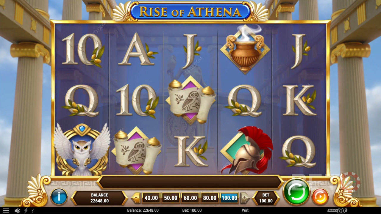 مراجعة صعود أثينا من قبل BETO Slots