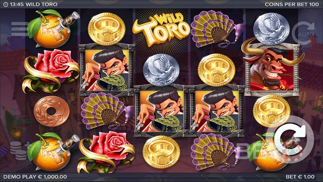 رموز جذابة في Wild Toro Online Slot