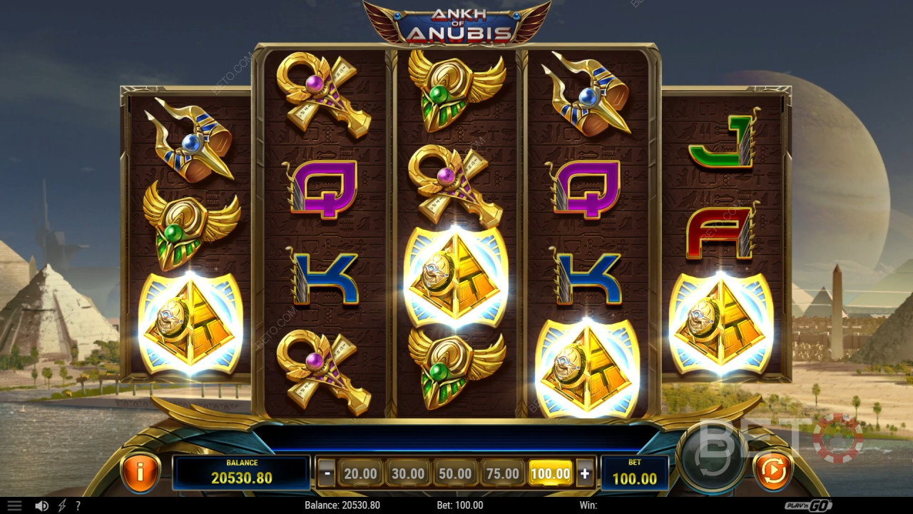 مراجعة عنخ أنوبيس من قبل BETO Slots