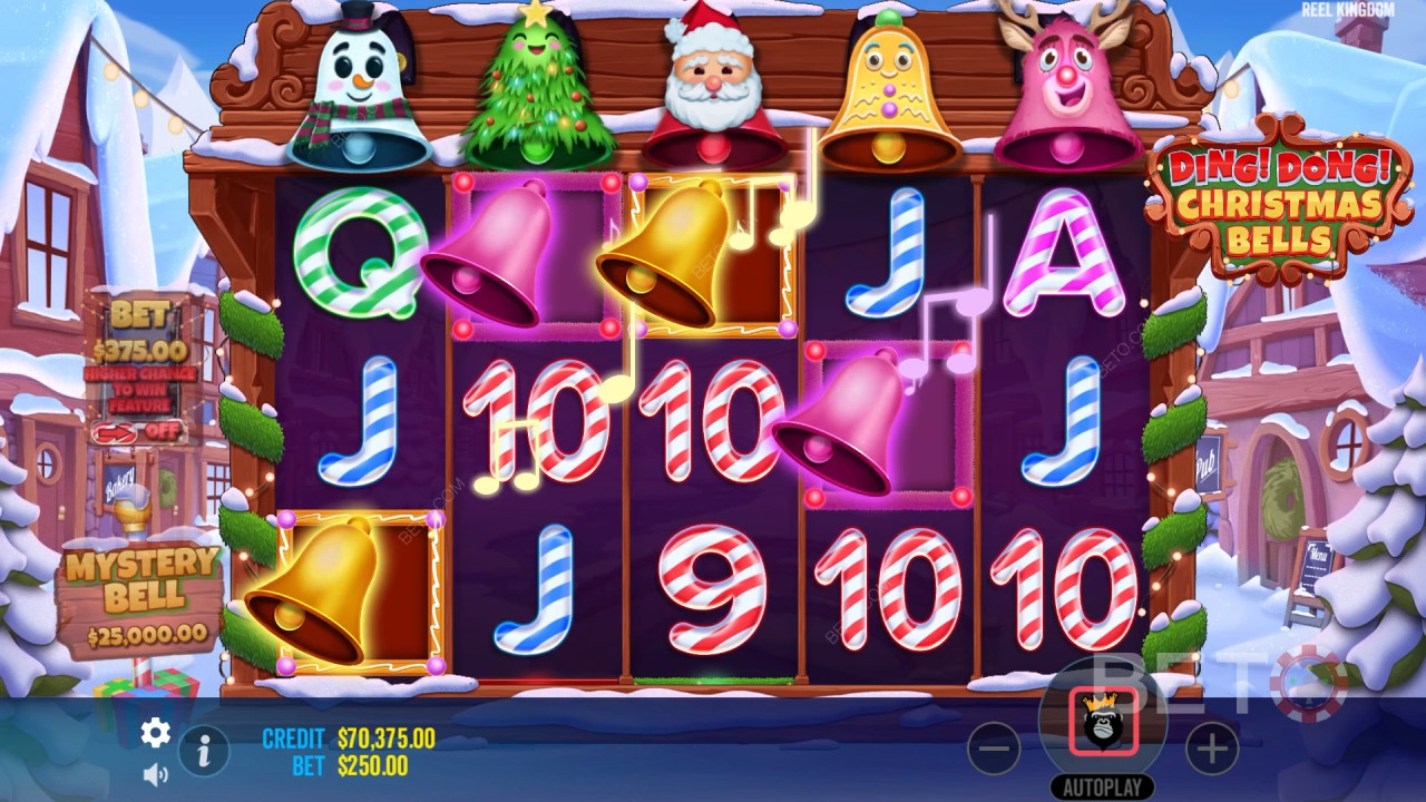 مراجعة أجراس عيد الميلاد دينغ دونغ من BETO Slots