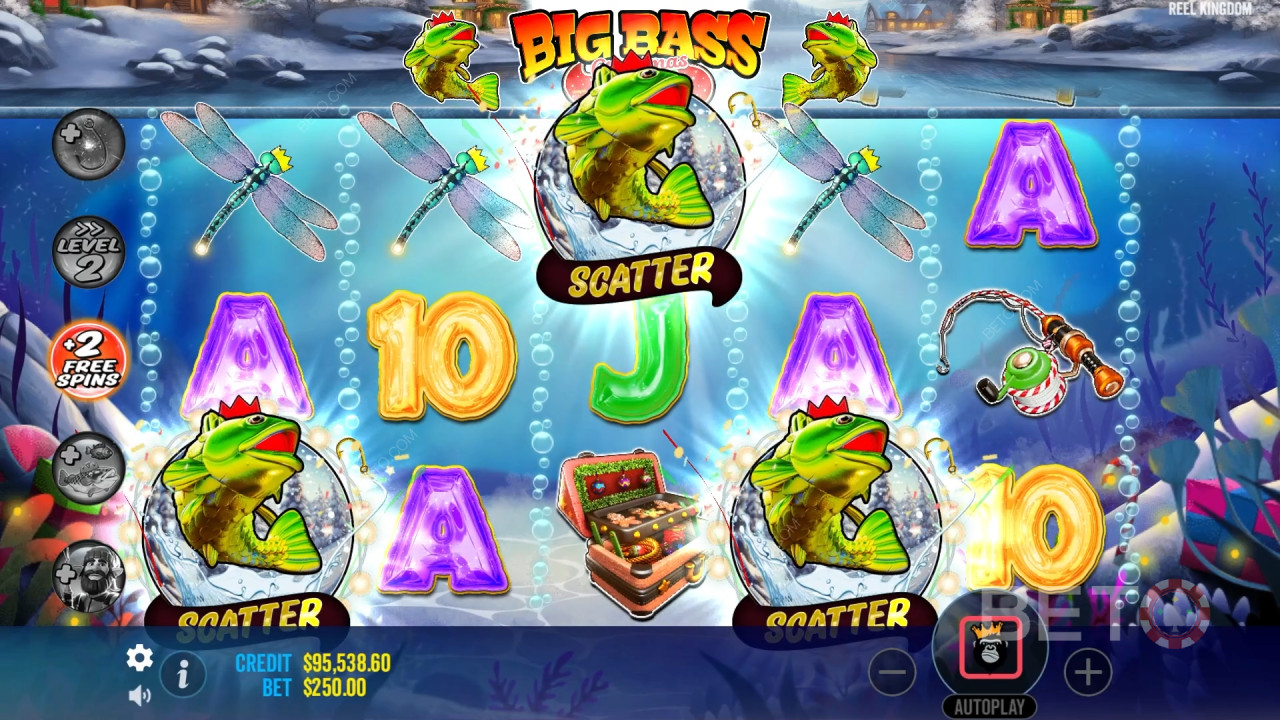 مراجعة Big Bass Christmas Bash من BETO Slots