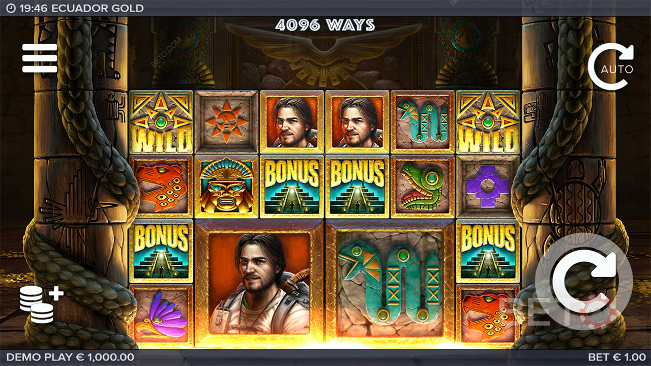 مراجعة ذهب الإكوادور من قبل BETO Slots