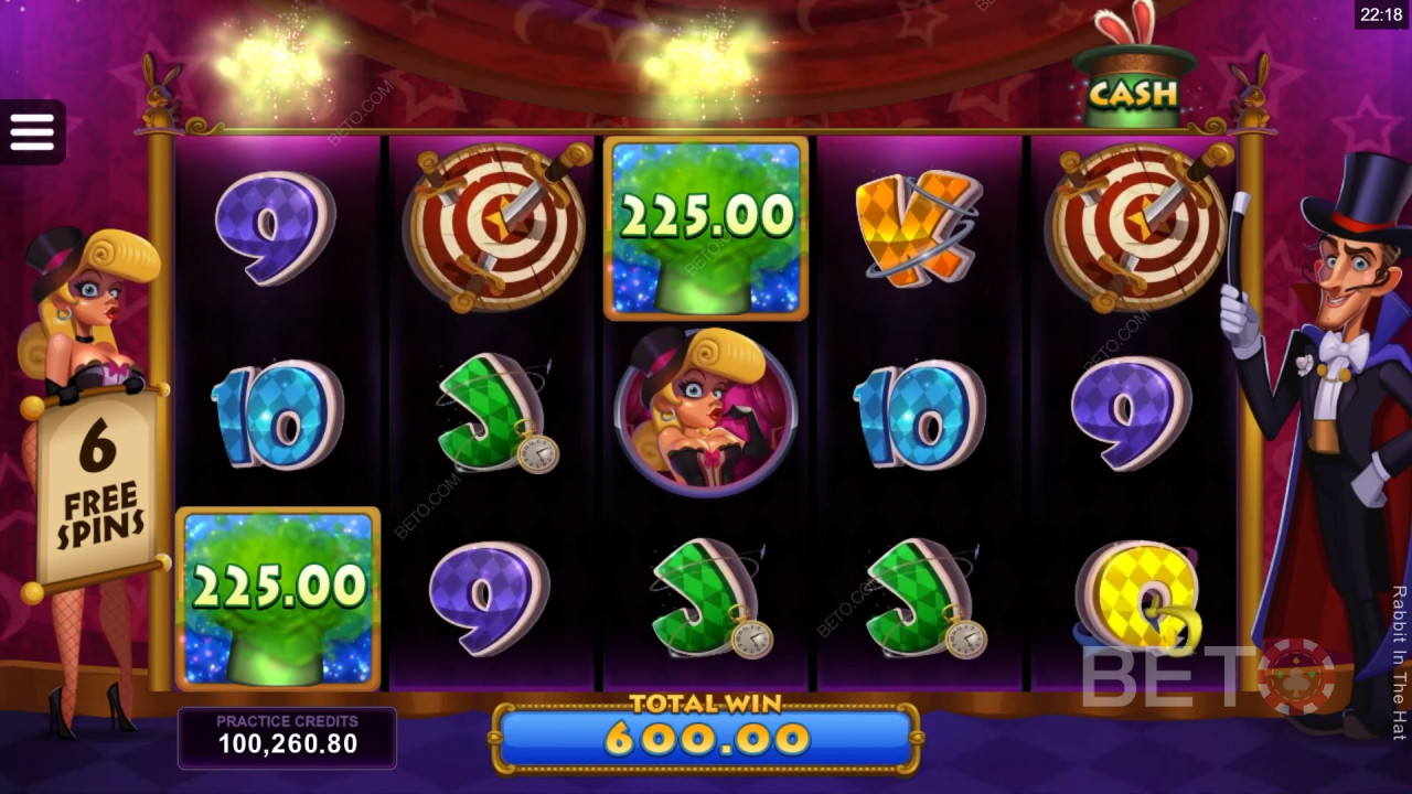 مراجعة الأرنب في القبعة من قبل BETO Slots