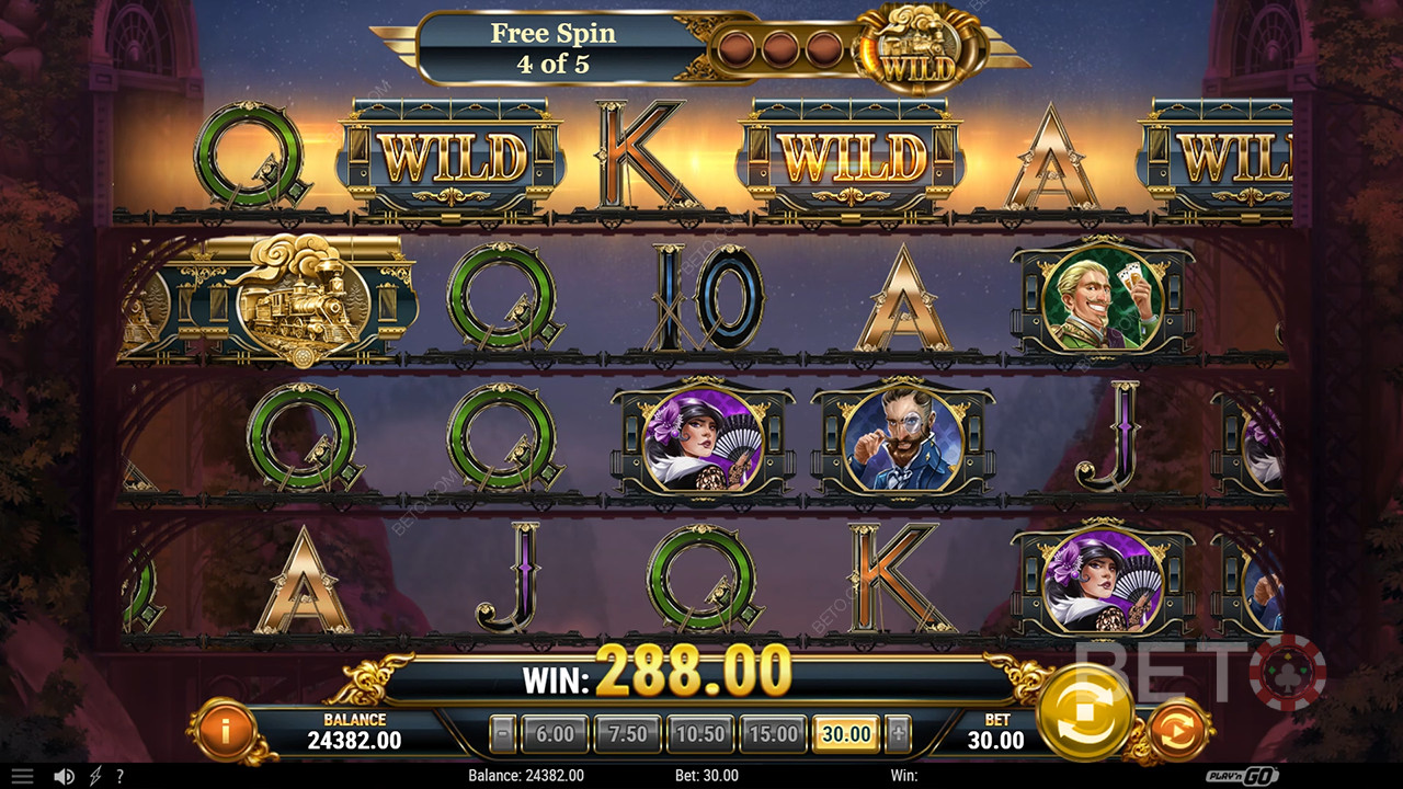 مراجعة Wild Rails من BETO Slots