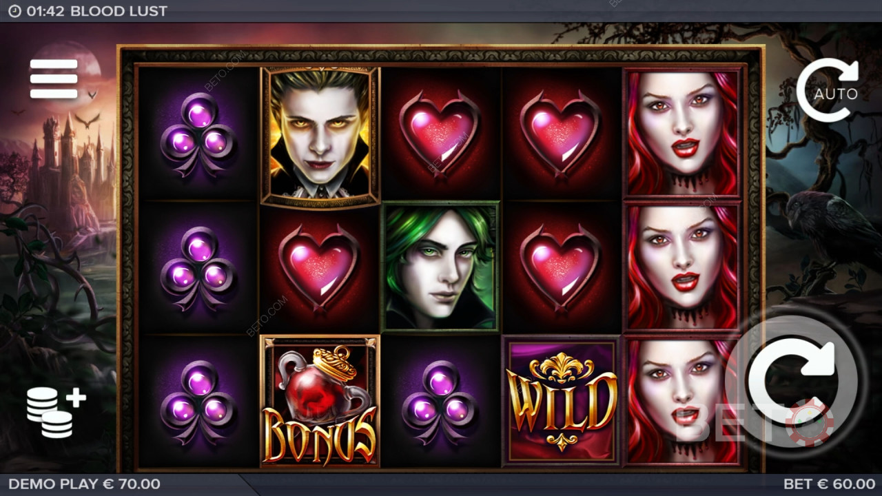 مراجعة شهوة الدم من BETO Slots