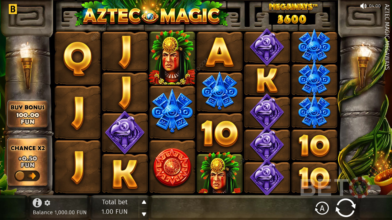 مراجعة Aztec Magic Megaways من BETO Slots