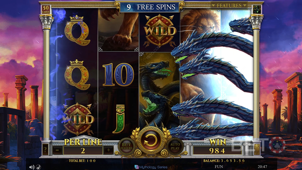 مراجعة قصة هرقل من قبل BETO Slots