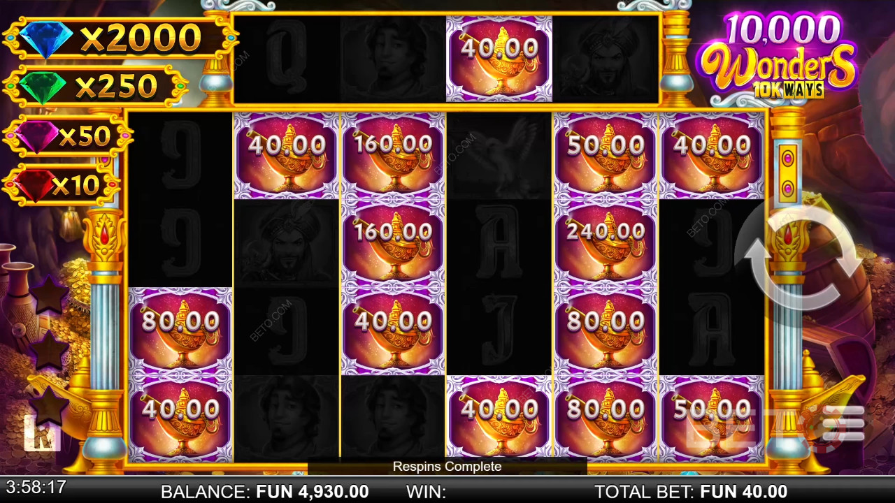 مراجعة 10000 Wonders 10k Ways 10000 Wonders 10k Ways من BETO Slots