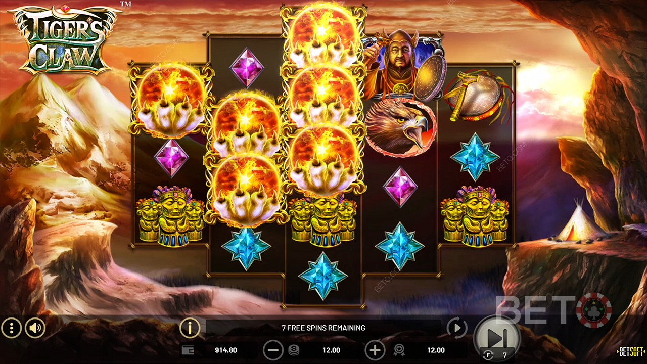 Tiger's Claw (Betsoft)  اللعب المجاني