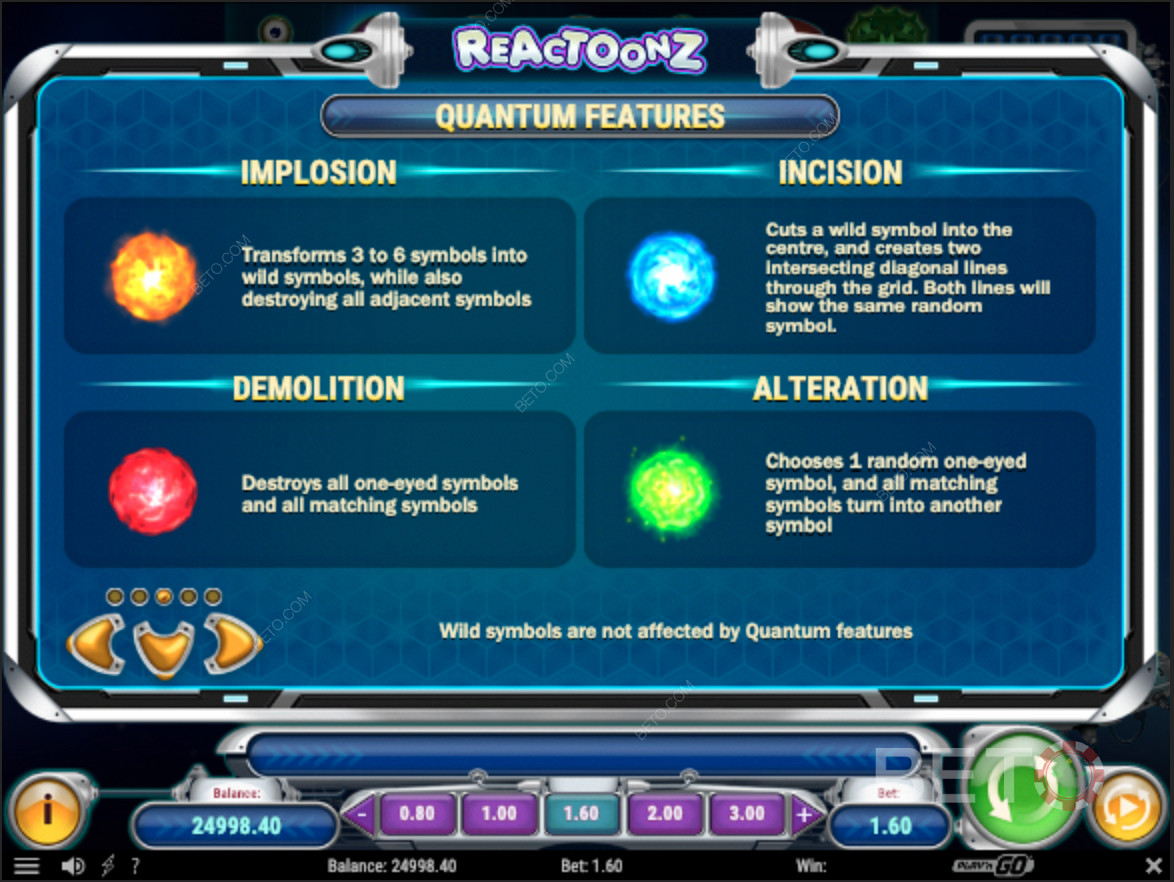 المزيد من الميزات الكمية لـ Reactoonz