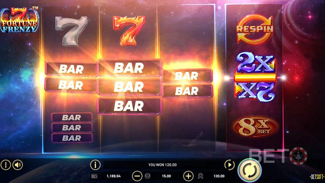 مراجعة 7 Fortune Frenzy من BETO Slots