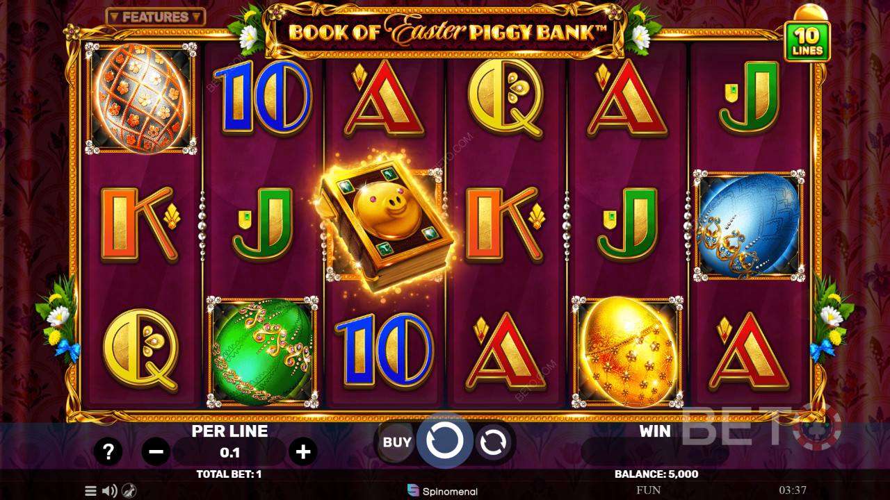 مراجعة كتاب حصالة عيد الفصح من قبل BETO Slots