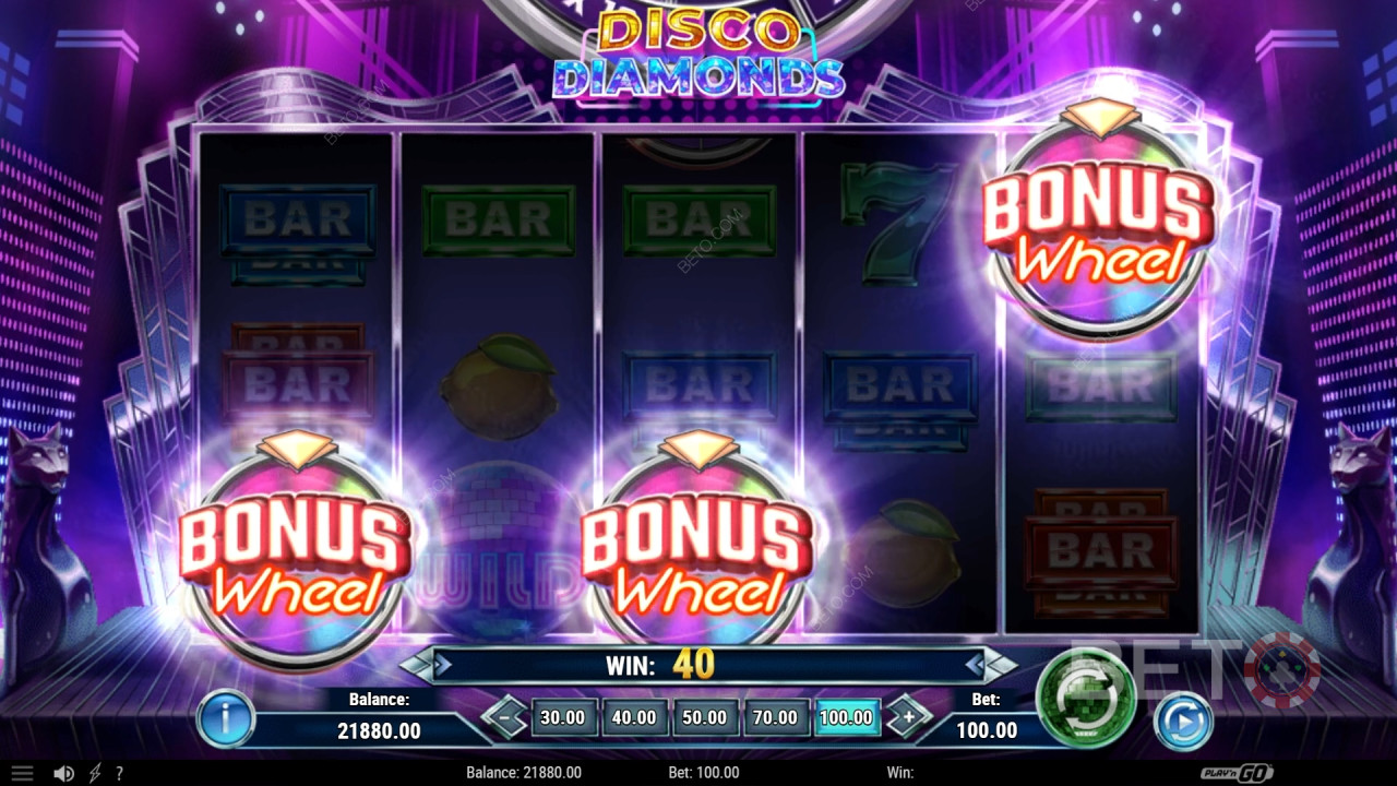 مراجعة ديسكو دايموندز من BETO Slots