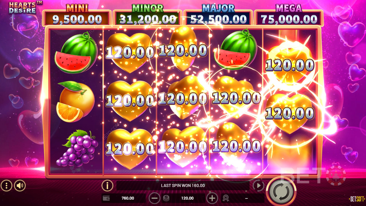 مراجعة رغبات القلب من BETO Slots