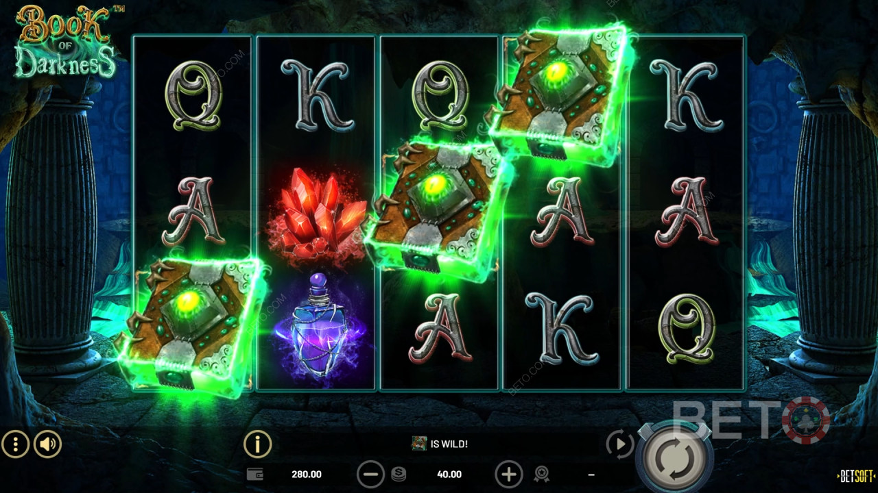 مراجعة كتاب الظلام بواسطة فتحات BETO Slots