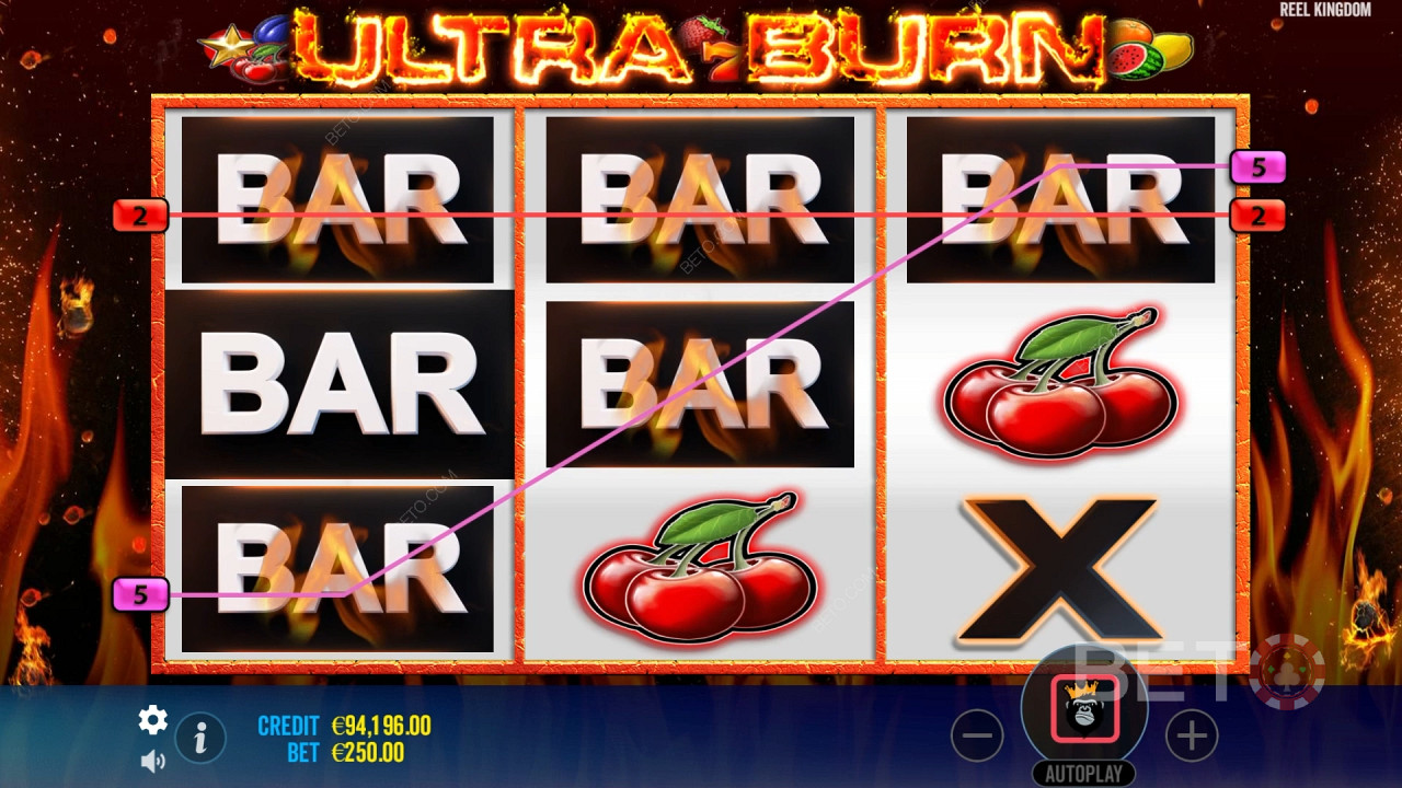 مراجعة Ultra Burn من BETO Slots