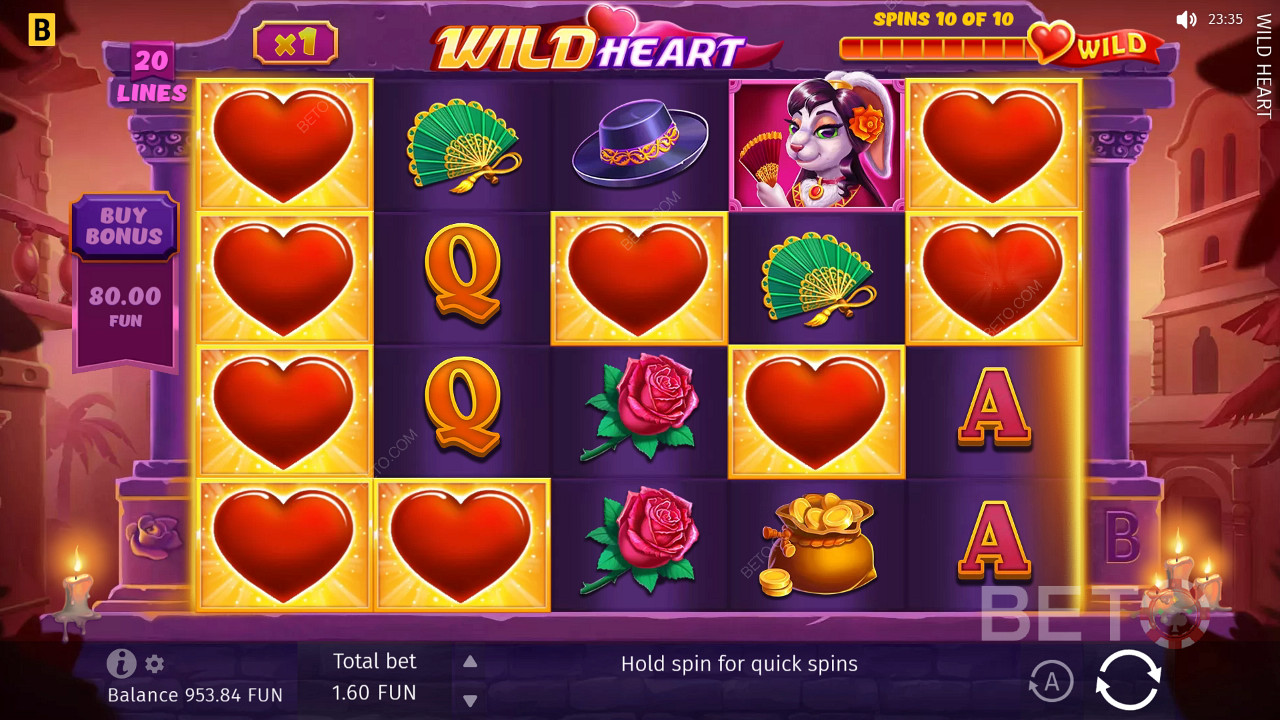 Wild Heart اللعب المجاني