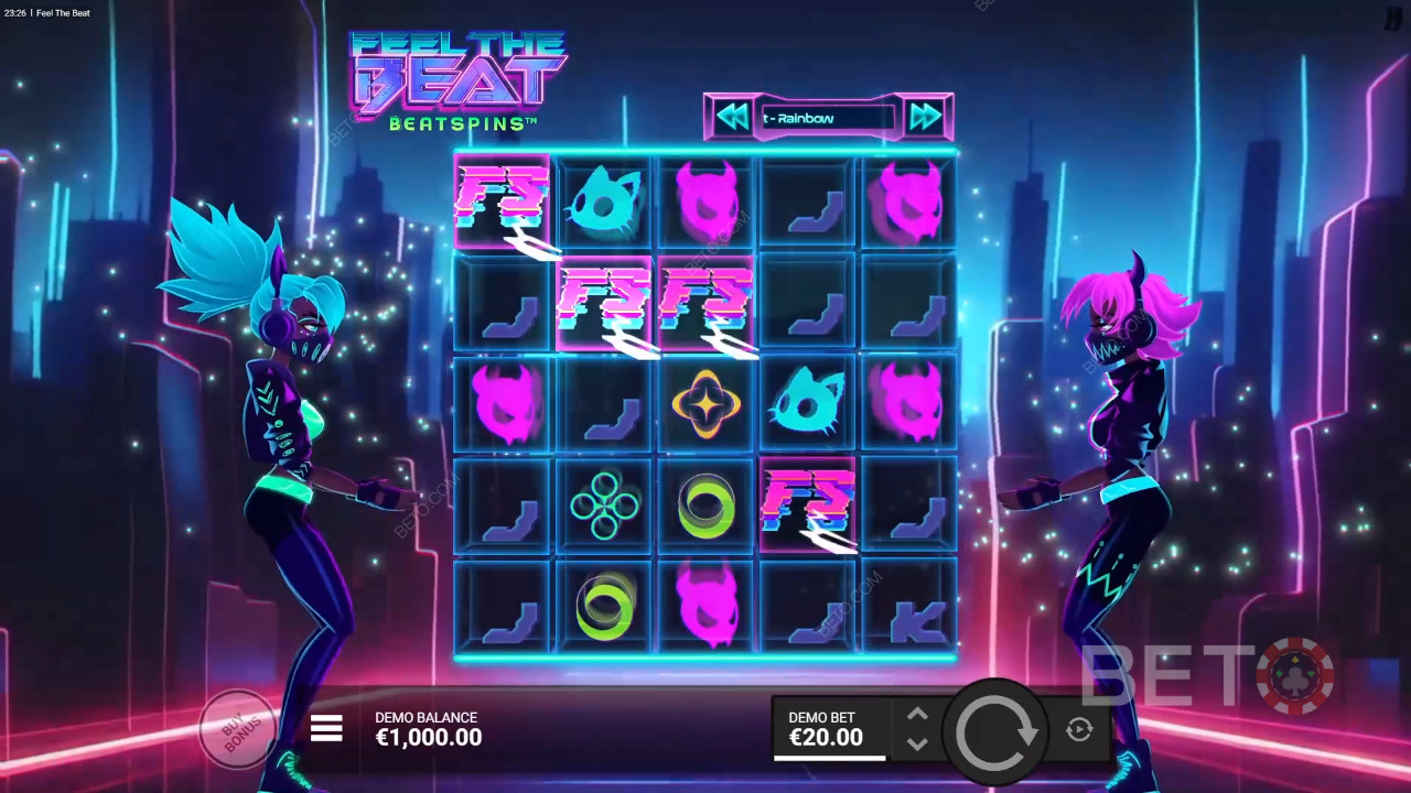 مراجعة لعبة Feel the Beat من BETO Slots