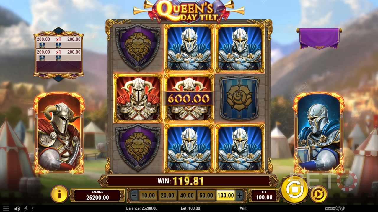 مراجعة إمالة يوم الملكة من BETO Slots