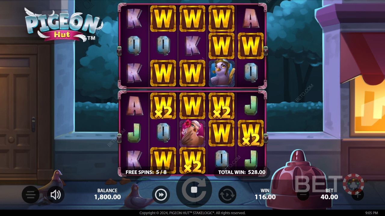 مراجعة Pigeon Hut من BETO Slots