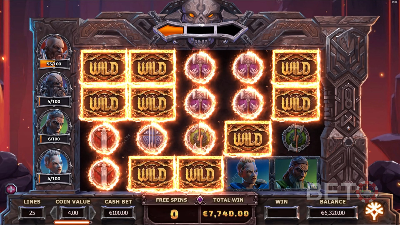 مراجعة الفايكنج يذهبون إلى الجحيم من قِبل BETO Slots