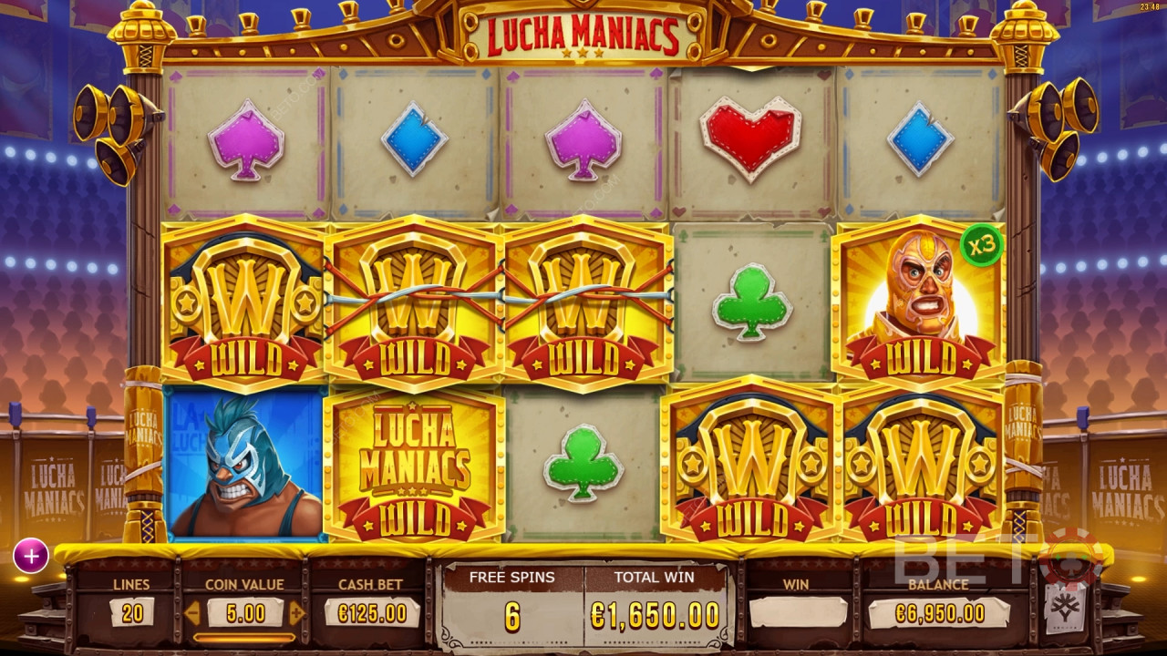 مراجعة لعبة Lucha Maniacs من BETO Slots