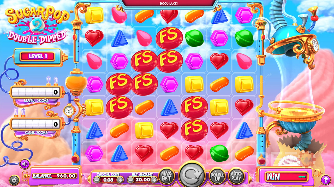 مراجعة SugarPop 2: مراجعة Double Dipped من BETO Slots