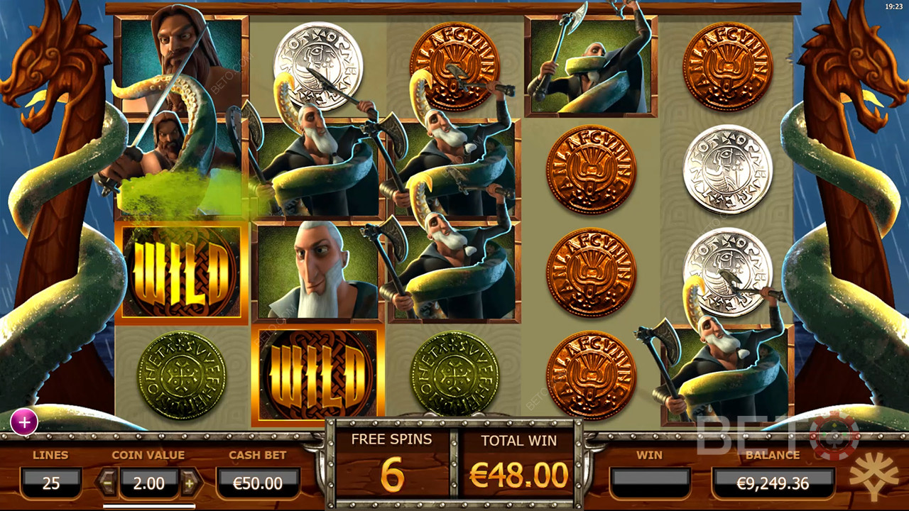مراجعة لعبة Vikings Go Wild من BETO Slots