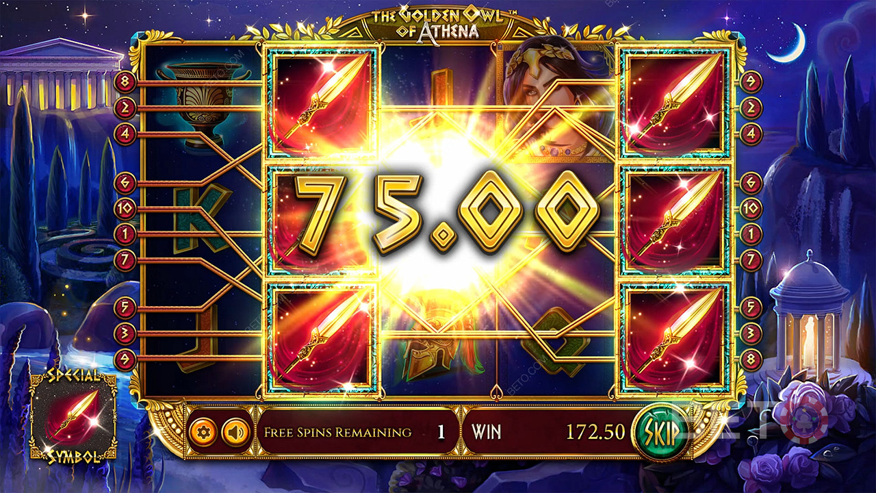 مراجعة The Golden Owl Of Athena بواسطة BETO Slots