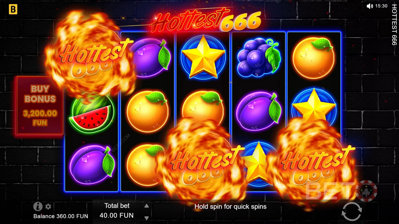 مراجعة Hottest 666 من BETO Slots