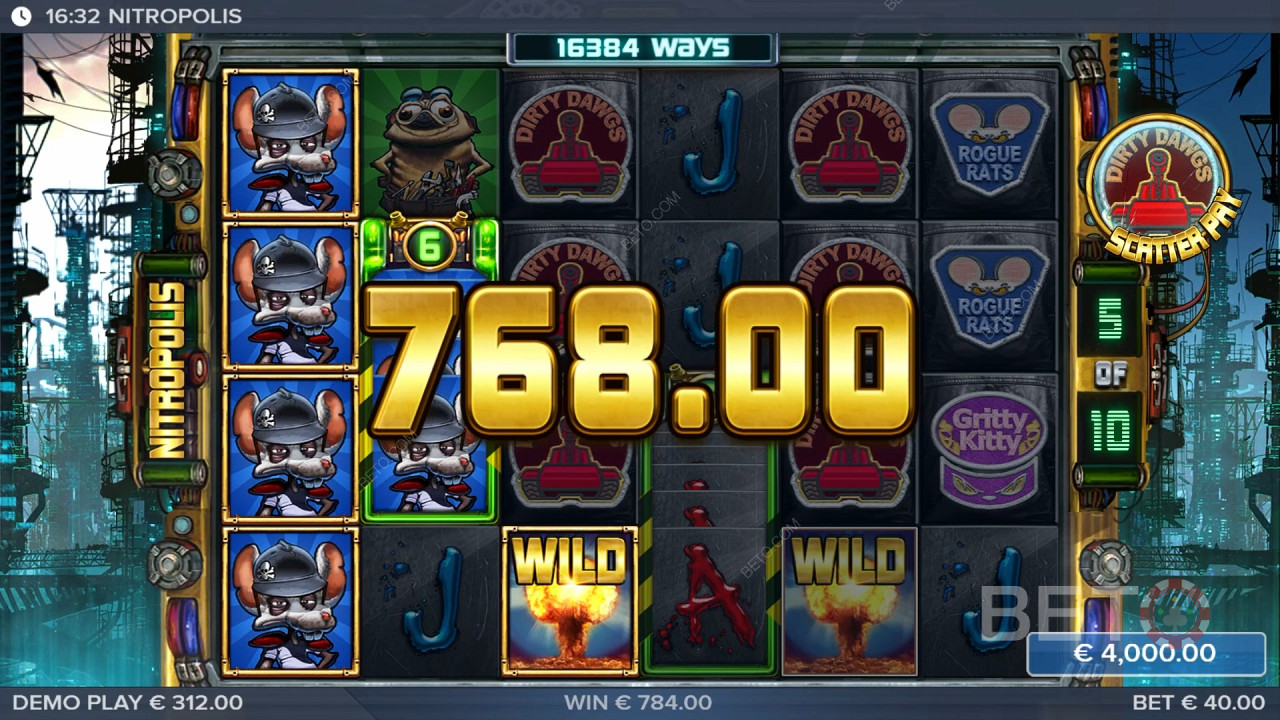 مراجعة Nitropolis بواسطة BETO Slots