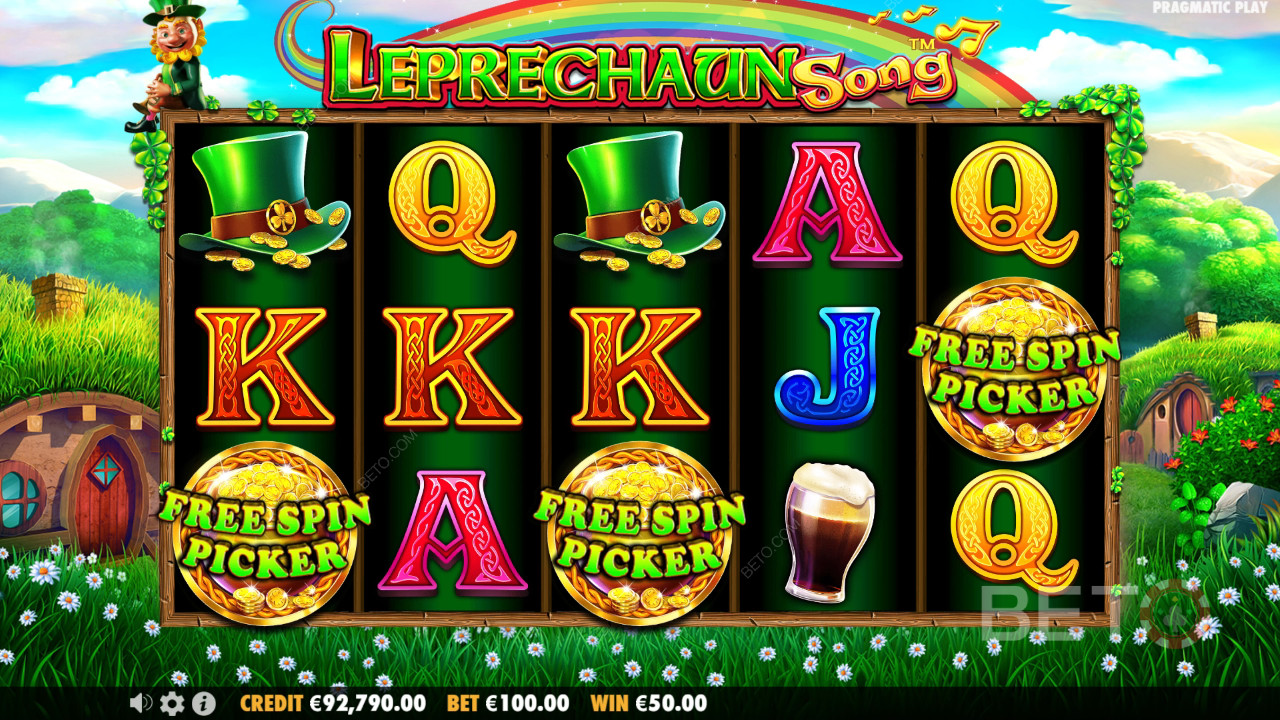 مراجعة أغنية Leprechaun Song من BETO Slots