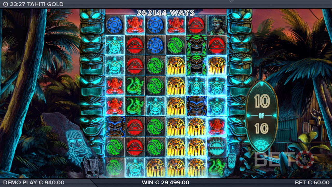مراجعة Tahiti Gold من BETO Slots