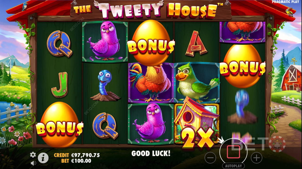 مراجعة The Tweety House by BETO Slots