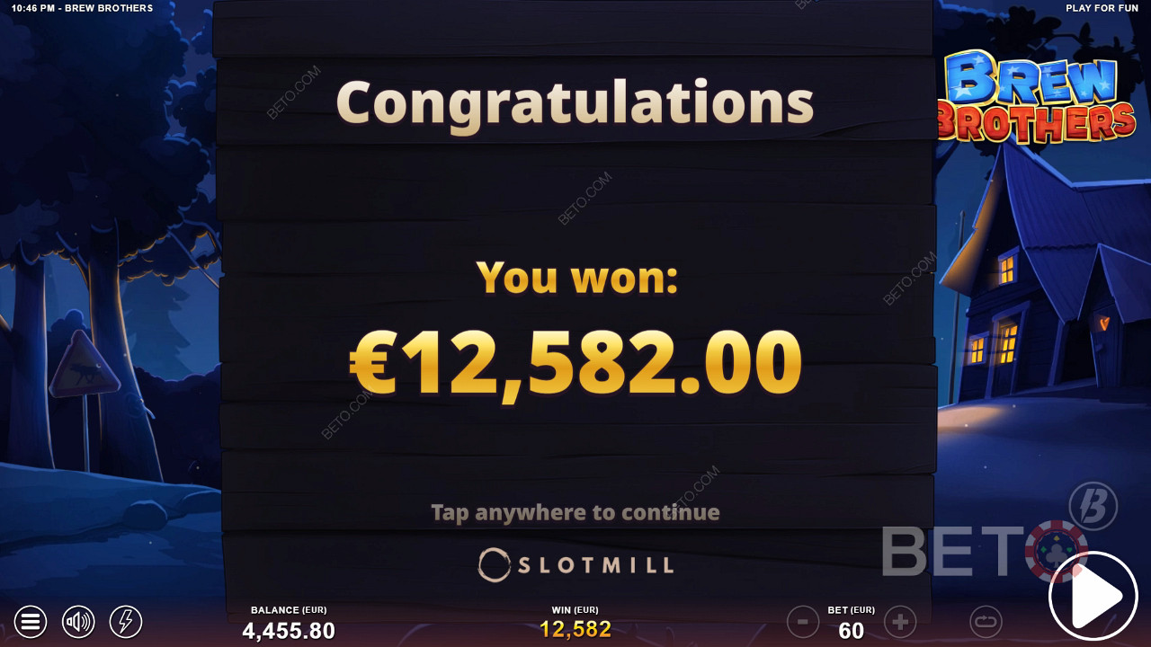 اربح 12,000 ضعف رهانك في سلوت برو براذرز أونلاين!