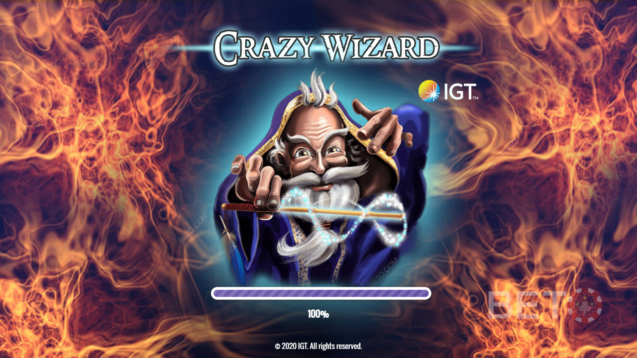 أدخل عالم السحر والشعوذة - Crazy Wizard a slot from IGT