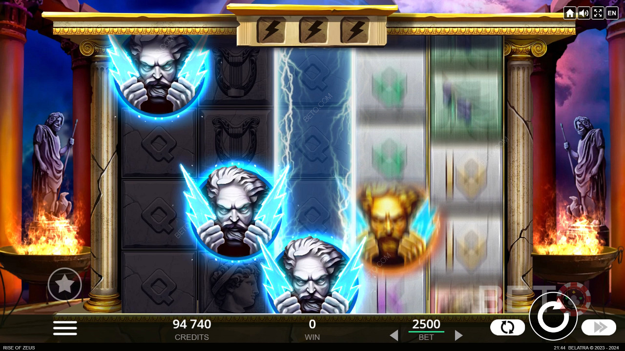 Rise of Zeus اللعب المجاني