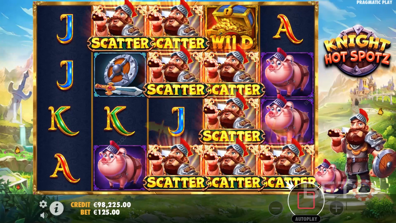 مراجعة Knight Hot Spotz من BETO Slots