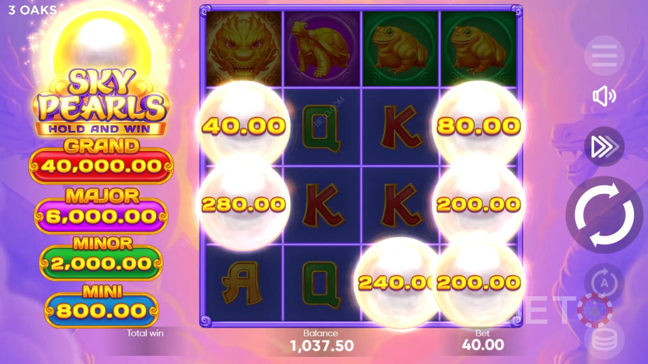 مراجعة لآلئ السماء من BETO Slots