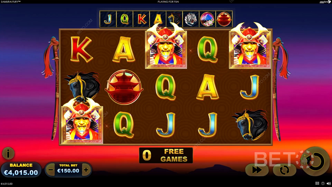 مراجعة Samurai Fury Fury من BETO Slots