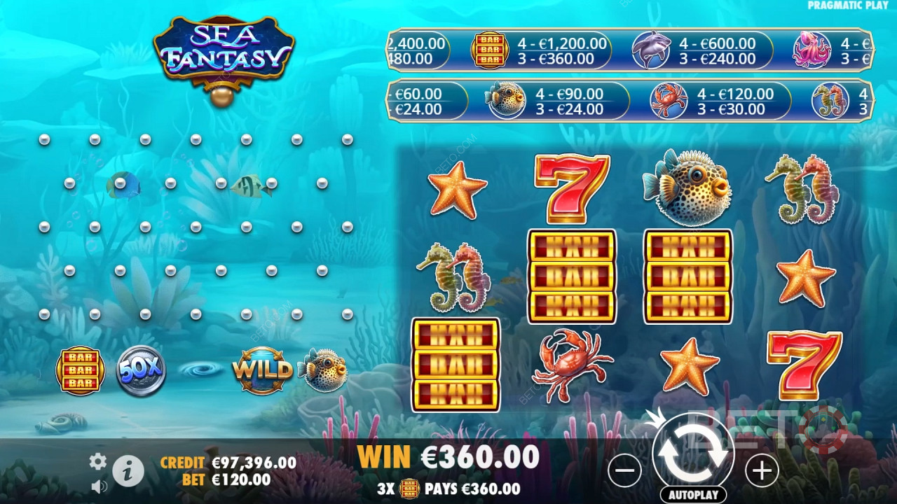 مراجعة Sea Fantasy من BETO Slots