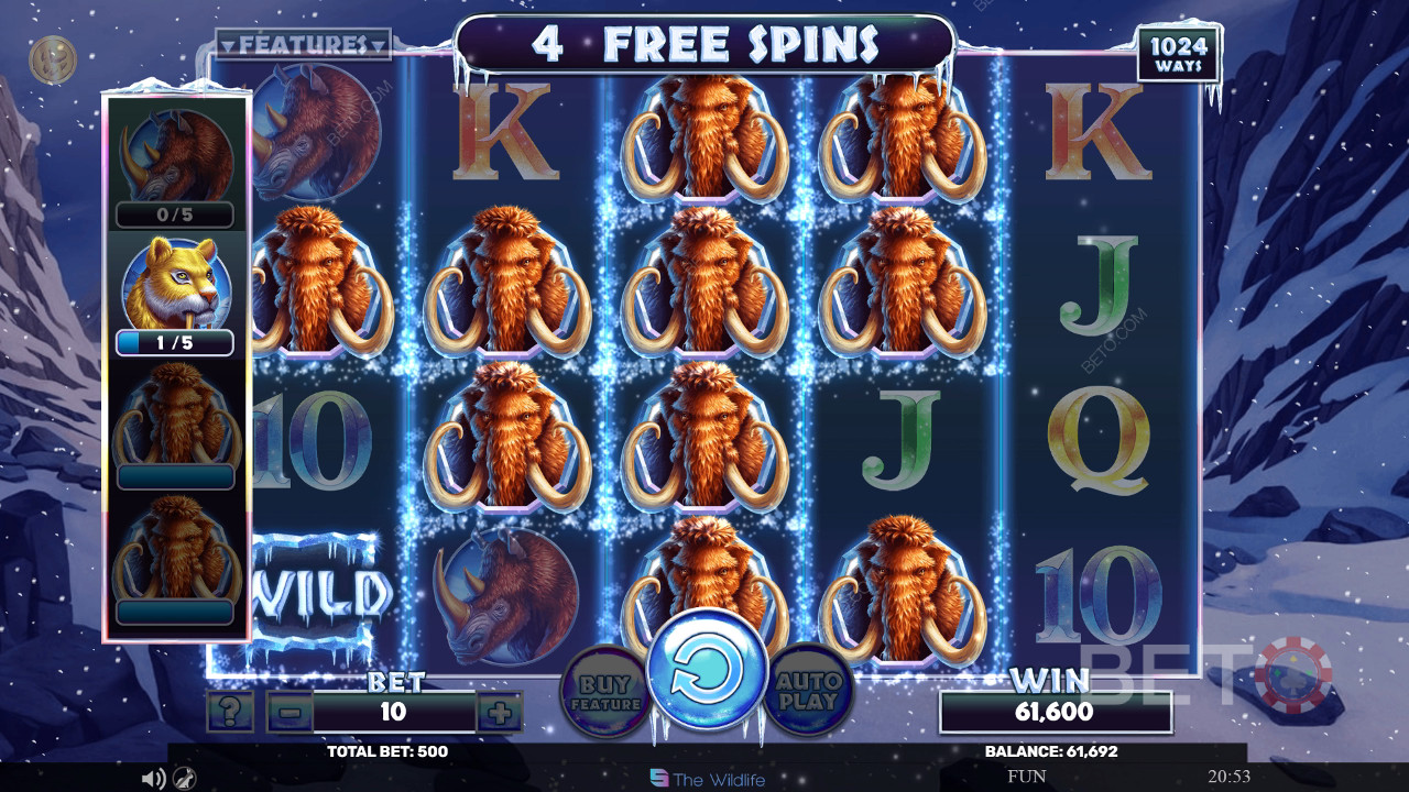 مراجعة Mammoth Rampage من BETO Slots
