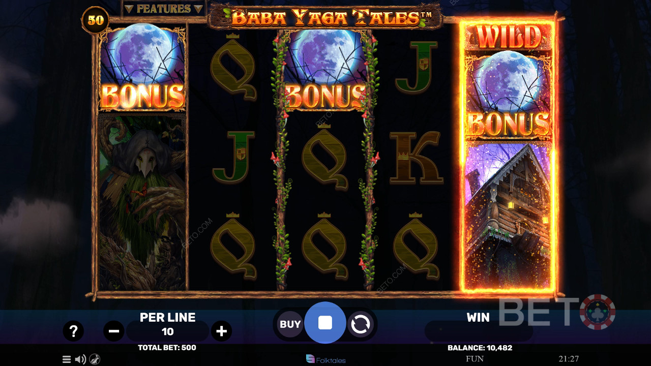 مراجعة حكايات بابا ياجا من BETO Slots