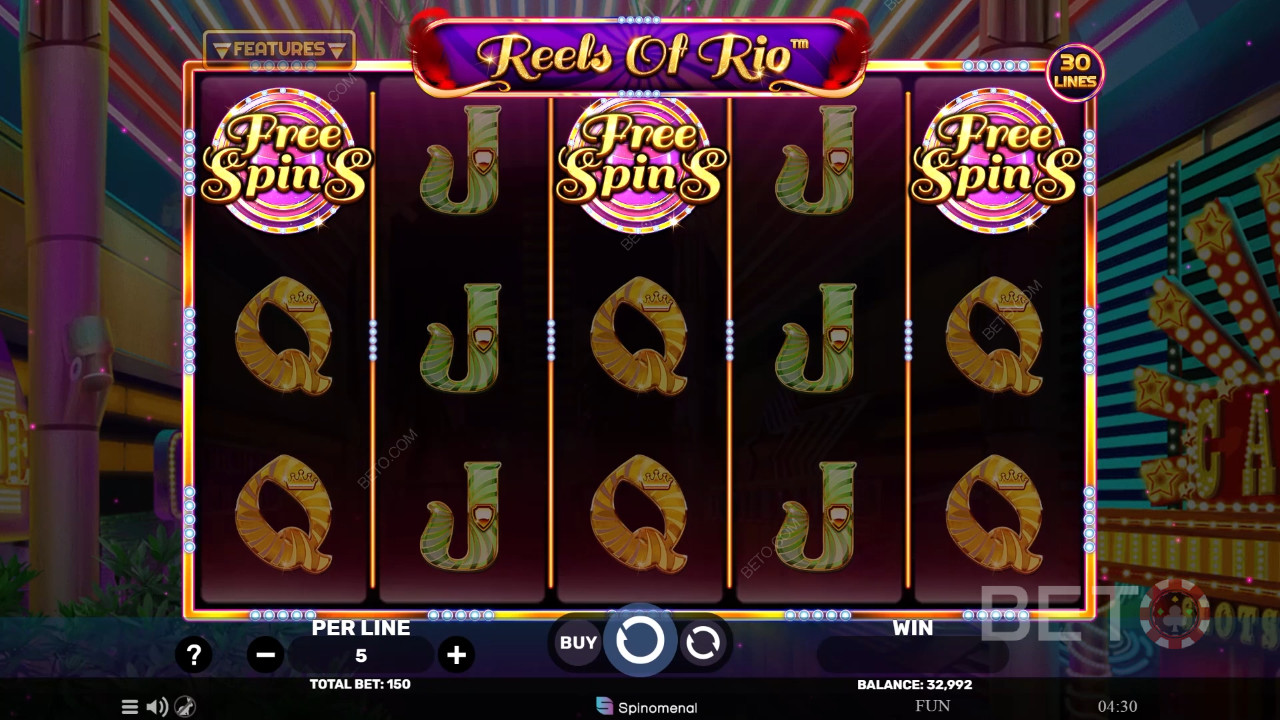 بكرات ريو - مراجعة وقت الحفلة بواسطة فتحات BETO Slots